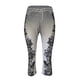 thumbnail image 4 of Leggings de Mezclilla Con Panel de Moda Para Mujer Pantalones de Yoga Capris de Verano Odeerbi  ODB-6, 4 of 6