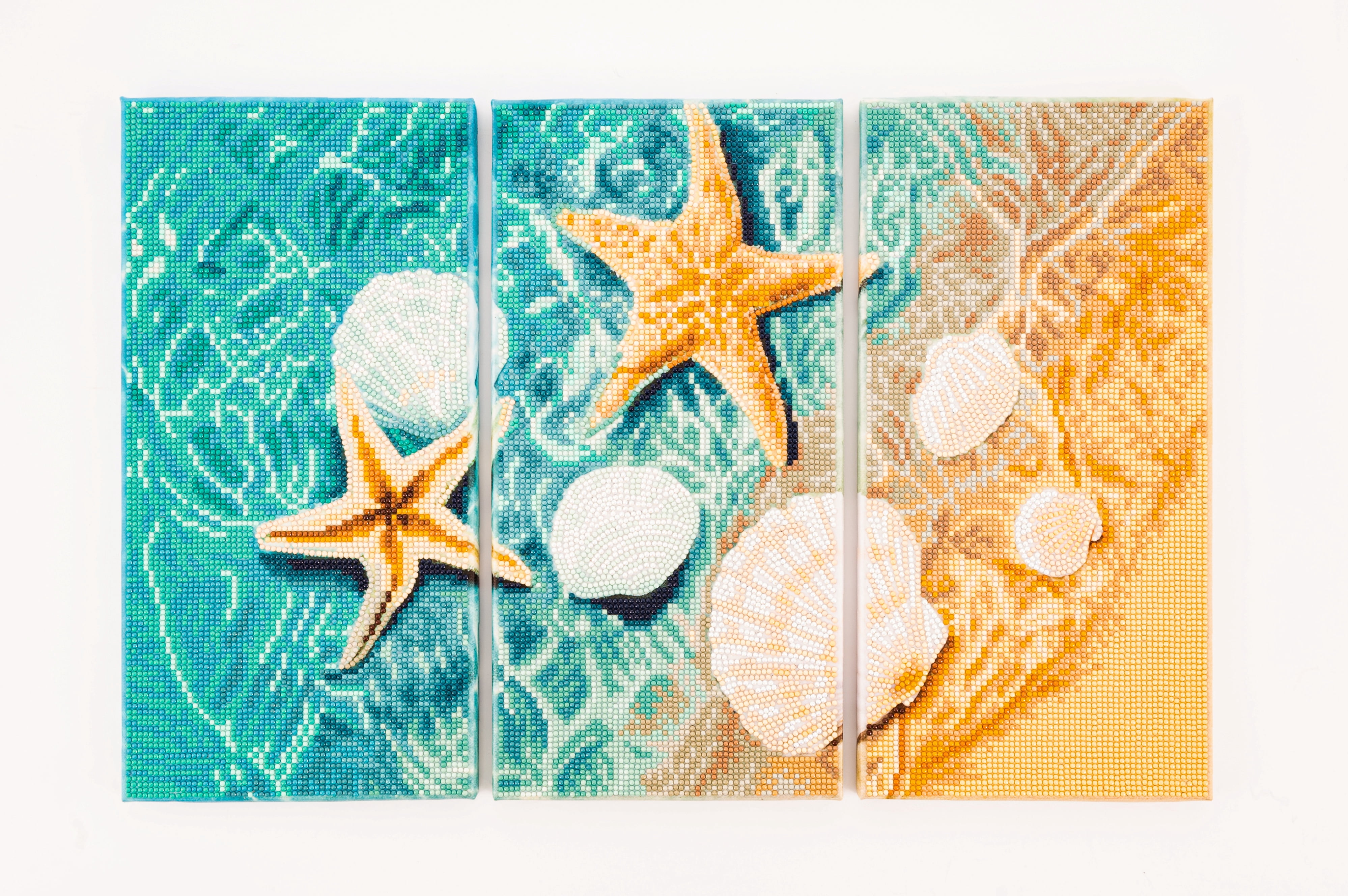DIAMOND DOTZ® Crystal Shore Triptych Diamond Painting Kit