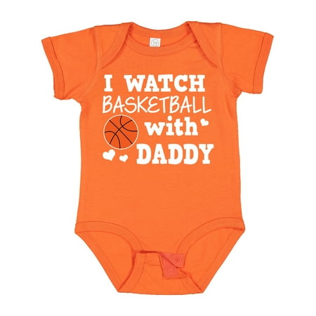 

Inktastic I Watch Basketball with Daddy Gift Baby Boy Bodysuit
