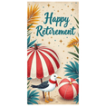thumbnail image 3 of Beach Theme Happy Retirement Banner for Party Celebration Indoor Outdoor Event, 3 of 8