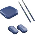 thumbnail image 1 of Electronic Drum Set, Portable Somatosensory Air Drum Kit, with Pedals & Drum Sticks, Quick Capture, Precision Strike Intelligent Multifunctional Percussion Instrument for Kids Adults(Navy Blue), 1 of 8
