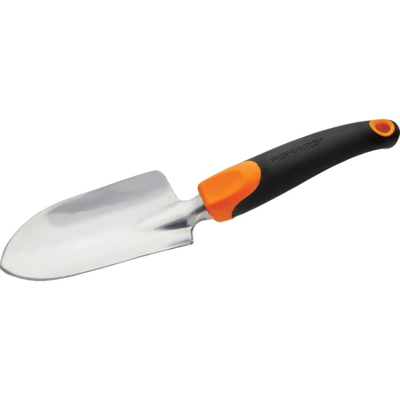 Fiskars Big Grip Gardening Trowel 70736935J - Rust Resistant - Orange