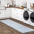 thumbnail image 1 of nuLOOM Drina Distressed Machine Washable Area Rug, 5' x 8', Blue, 1 of 6