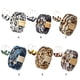 thumbnail image 5 of Pulseras Pendientes Jumpingount Estampado de Leopardo Colgante Atractiva Estilo Vintage Joyería de Moda para Mujeres Niñas Negro, 5 of 6