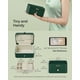 thumbnail image 3 of Joyero SONGMICS Travel Organizador de 2 capas, color verde bosque, 3 of 8