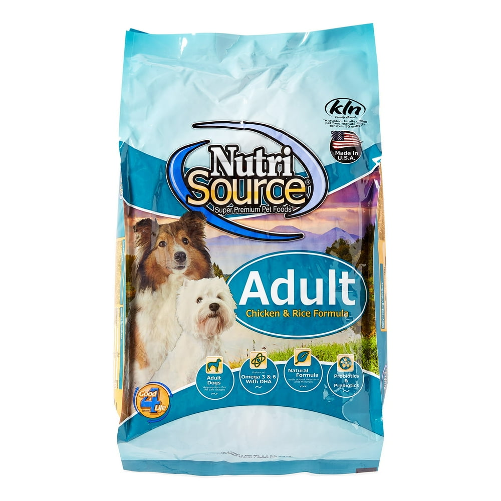 NutriSource Adult Dry Dog Food, 6.6 lb - Walmart.com - Walmart.com
