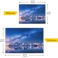 thumbnail image 5 of SKYSONIC Moutain Puzzle 500PCS Wooden Puzzle Artwork Jigsaw Puzzle Home Decor, 20.5 x 14.9 Inch, 5 of 7