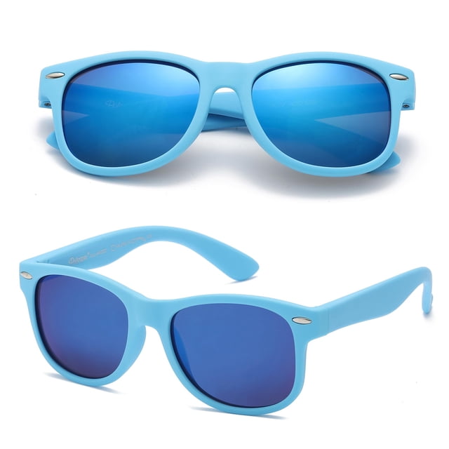 Lentes de Sol PolarSpex para Niños Pequeños UV400 Polarizados con Estuche 2-8 Años