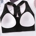 thumbnail image 6 of Lopecy-Sta Sports Bra for Women Racerback Front Hook High Support Seamless Wireless Compression Bra, 6 of 9