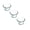 Clear-3PCS, variant on Glass Bird Feeder Cups,Oriole Jelly Feeder Replacement Bowls,Outdoor Hanging Bird Feeder Cups for Hummingbirds,Goldfinches,Gardens and Balconies 1PC