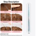 thumbnail image 7 of Hair Tinsel Kit,Happon 6Pcs Heat Resistant Glitter Tinsel Hair Extension, Sparkling Shinny Fairy Hair Accessories for Women Girls Kids Festival Party Dazzle (Silver), 7 of 7