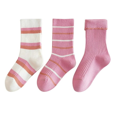 

Girls And Boys Socks Autumn And Winter Fashionable Cute Cartoon Pink Rabbit Comfortable Warm