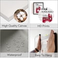 thumbnail image 3 of 6 PCS Canvas Prints Laundry Room Theme Art Red Inspirational Painting Decorative Wall Art Pictures, 3 of 7