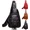 Black, variant on Leather Sling Bag For Women Waterproof Crossbody Bag Chest Bag Fashionable Small Backpack Purse For Travel Hiking