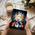 thumbnail image 3 of Happy Halloween Vampire Bichon Frise BOO with Pumpkins Fun and Spooky Spiral Bound Journal Bichons Dog Lovers Gifts Idea 5x7in Spiral Notebook - 00018, 3 of 5