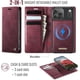 thumbnail image 3 of Funda Kowauri para iPhone 17 Pro, Funda Abatible tipo Billetera de Cuero PU con Tarjetero Bloqueo RFID, Funda Magnética Desmontable a Prueba de Golpes para Teléfono Carga Inalámbrica Compatible, 3 of 8