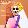 thumbnail image 5 of Compatible with iPhone 14 Pro Max Clear Case with Sliding Camera Lens Cover, Built-in Screen Protector Soft TPU Bumper Case Transparent Acrylic Back Heavy Duty Shockproof Durable Phone Case, 5 of 14