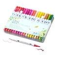 thumbnail image 1 of 36 Colors Dual Tips Brush Pens Art Markers Brush and Fine Point Colored Pen for, 1 of 8