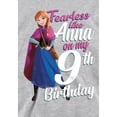 thumbnail image 3 of Frozen Boys/Girls Fearless Like Anna 9th Birthday Pullover Hoodie, 3 of 4