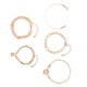 thumbnail image 4 of Cadena de eslabones cubanos Bling Bling pulsera gruesa ajustable hip hop, 4 of 14