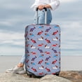 thumbnail image 7 of Susaid winter Dachshund Print Elastic Washable Suitcase Cover with Hidden Zipper, Fits 18-32 Inch Luggage for Protection During Travel-Medium, 7 of 7