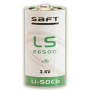SAFT LS26500 C Size 3.6V Lithium Thionyl Chloride Battery