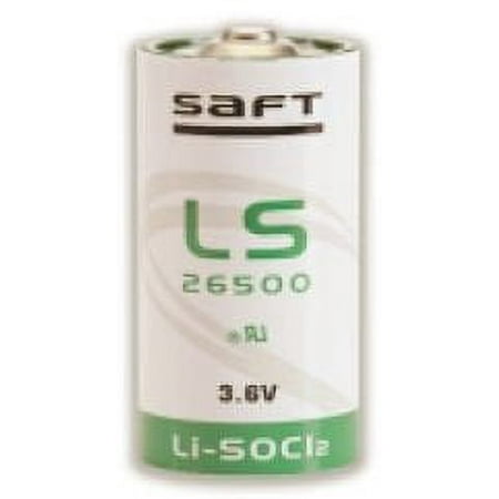 SAFT LS26500 C Size 3.6V Lithium Thionyl Chloride Battery