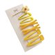 thumbnail image 1 of 7 Piezas Amarillo Dulce Flor Mujer Chica Pasador Bobby Pin Horquilla Pinzas para el Cabello Decoración Elegantes Regalos Dorados Pinzas para el Cabello Clips y Pasadores, 1 of 5
