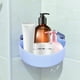thumbnail image 5 of Estante de baño sin ducha, cesta de almacenamiento colgante, soporte de champú de plástico con diseño giratorio para fácil acceso, organizador que ahorra espacio para baño, camping y duchas, 5 of 9
