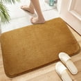 thumbnail image 5 of Plush Absorbent Bathroom Mat Non- Shower Rug, Machine Washable Soft Microfiber Carpet for Bathroom Floor, Bedroom Decor, and Entryway Use, Modern Home, 5 of 6