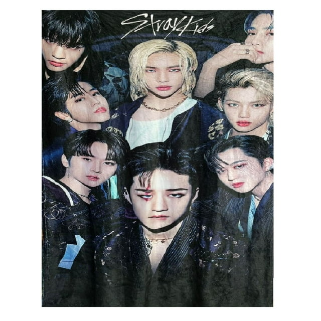 Exclusiva! Cobija Frazada Ultra Suave Stray Kidz K-Pop