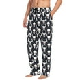 thumbnail image 2 of Abstract Skeleton Skull joogoo Men's Pajama Pants Cotton Long Sleepwear Lounge Pants M, 2 of 7