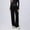 #Black, variant on DPTALR Women's UPF 50 High Waisted Stretch Fabric Elastic Waist Trousers,White,Size M