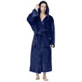 thumbnail image 1 of Plus Size Men Plain Winter Warm Hooded Long Bathrobe Night Robe Nightwear Sleepwear zhangyuxiang LED, 1 of 2