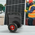 thumbnail image 4 of CQSXDA  1000 LBS Capacity Super Weight Slab Dolly Featuring Two Ergonomic Handles and Durable 10 Inch Rubber Tires for Heavy，Black, 4 of 14