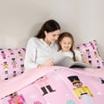 thumbnail image 5 of Castle Fairy Cute Nutcracker 3pcs King Size Comforter Sets,Merry Christmas Bedding Comforter Set,Polka Dots Super Cozy Bedding Set,Lightweight Festival Room Decor,Reversible, 5 of 8