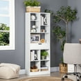 thumbnail image 2 of HOMCOM Tall Bookshelf with Drawer for Home Office, White, 2 of 10