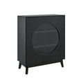 thumbnail image 4 of Gramercy Way Jill Zarin Wine Server Cabinet Solid Black, 4 of 5