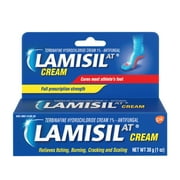 Lamisil AT Full Prescription Strength Antifungal Cream for Athletes Foot, 1 ounce