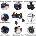 thumbnail image 3 of Wheelchair For Cat Disabled Big Puppy Hind Limb Booster Pet Cart Cat Dog General Rehabilitation Auxiliary Exercise Hind Leg Bra ShopWise Round, 3 of 6