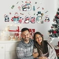 thumbnail image 5 of Colorful Christmas Theme Wall Decals Cartoon PenguinWall Arts Snowman Wall Decor Cartoon Wall Sticker, 5 of 9