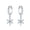 Silver,1.02inch-Snowflakes, variant on 925 Sterling Silver Dangle Earrings for Women, Small and Large Hypoallergenic Hoop Earrings Trendy huggie Earrings Drop accessories Gifts for Sensitive Ears