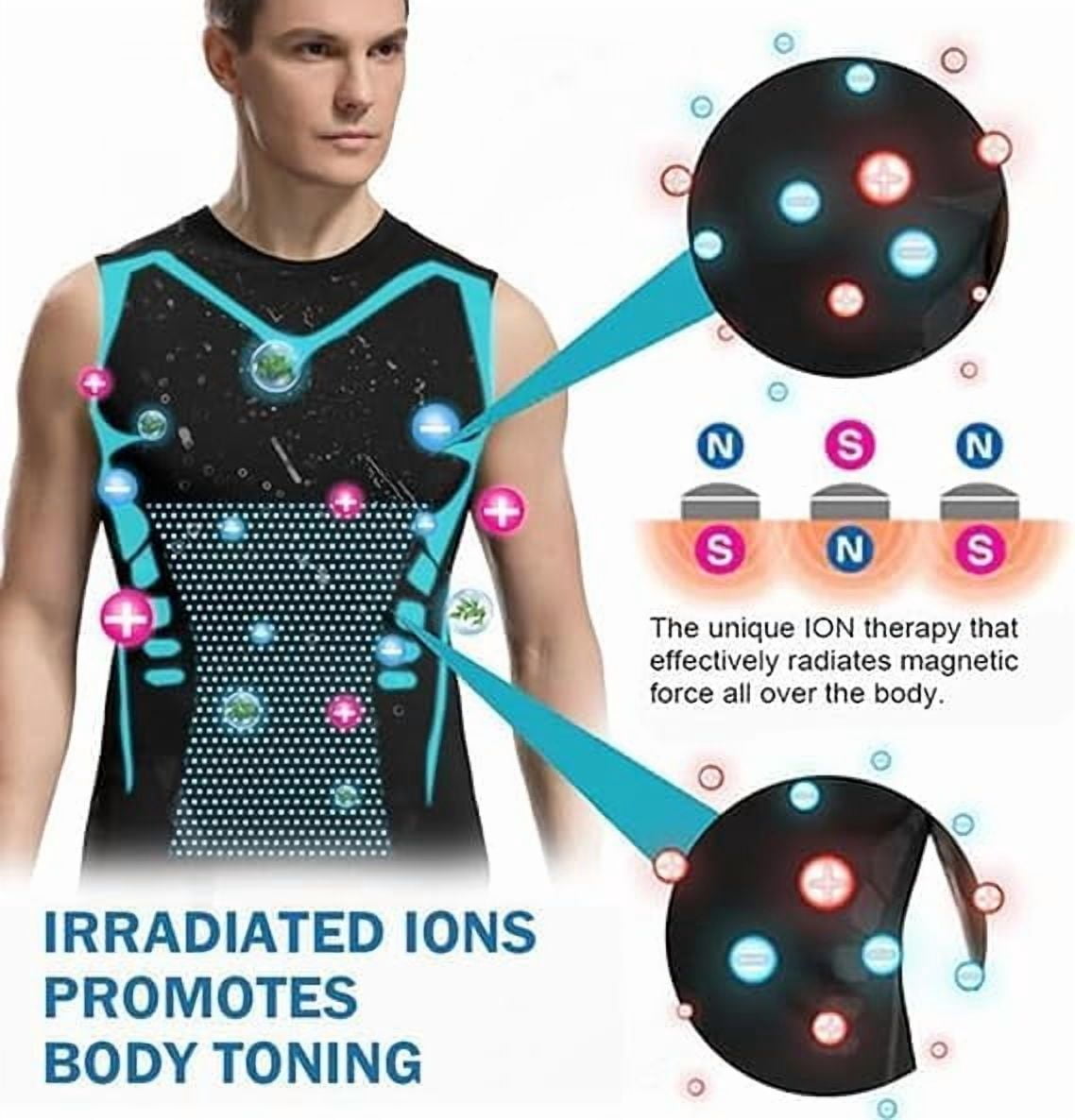 Evolv V Boost Men Shirt, 2025 Upgraded Compression Shirt, Confidence, Energy and Strength for You