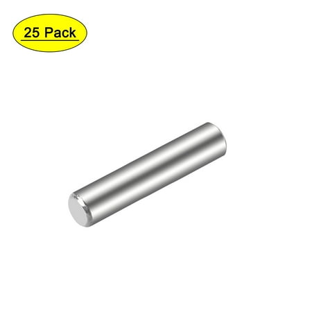 

Uxcell Steel Pins 304 Stainless Steel Dowel Pin Cylindrical Shelf Support Pin Silver 4 x 20mm 25pcs
