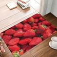 thumbnail image 5 of Fotbe Extra Durable Door Mat - Dirt Trapping Outdoor Welcome Mats - Non-Slip Outdoor Door Mats - Low Profile Front Door Mat - Indoor (16" x 24", Strawberry Red ), 5 of 9