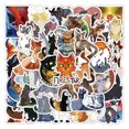thumbnail image 2 of Pegatinas Cat Warriors Anime de PVC, 50 unidades, impermeables y resistentes al sol, 2 of 3