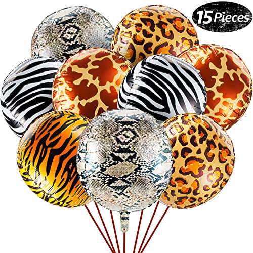 18" Foil Balloons Star Zebra Dot printed Ballons Birthday Wedding Party BaloonUK 