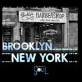 thumbnail image 2 of Junior's Soul Brooklyn Barber Shop Graphic Tee Black X Large, 2 of 3