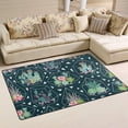 thumbnail image 2 of SKYSONIC Lightweight Soft Area Rugs Succulents and Cactuses Floor Mat for Kids Playing Room Hardwood Floor Living Room Nursery Rugs, 60x39 in, 2 of 6