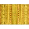 thumbnail image 1 of Ahgly Company Indoor Rectangle Abstract Yellow Modern Area Rugs, 3' x 5', 1 of 4